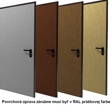 Protipožiarne Oceľové Dvere ENDOORS- EW/EI 60 - D1 - reverzibilné so zárubňou 