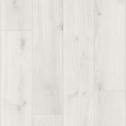 Parador Basic 400 Dub krištáľovo biely 1474400 8 mm AC4/32 M4V Štruktúra dreva 1-lamela