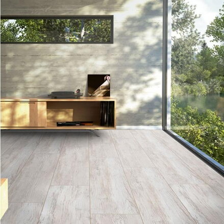 SPC Parador Basic 5.3 Pínia škandinávska biela 1743009 5,3 mm 23/31 M4V Kartáčovaná štruktúra 1-lamela