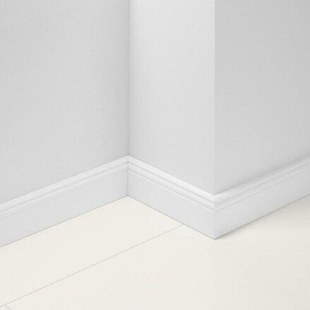 Lišta soklová Parador skirting HL 1 Biela D001 1745471 2200x19x65 mm